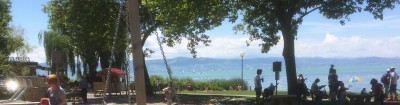 Ausschnitt des Spielplatzes an der Strandpromenade von Langenargen...