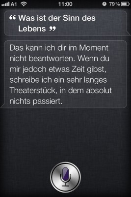 Frage an Siri