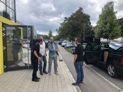 Am Ende ein unvergessliches Erlebnis für den Pyramidenfan Herrn Eder.