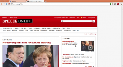 Screenshot-SPIEGEL ONLINE - Nachrichten - Chromium-1.png (361.04 KiB) 451 mal betrachtet Chromium-Oberfläche