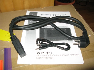 XPR-1 Anleitung, Kabel für Strom und Trigger