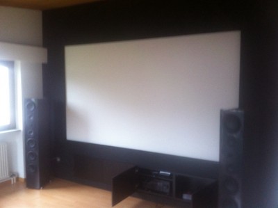 Leinwand eingesetzt