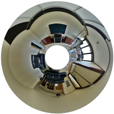 Little Planet Foto meines Wohnzimmer Heimkino's