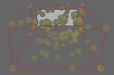 Illustration of object audio in Dolby Atmos