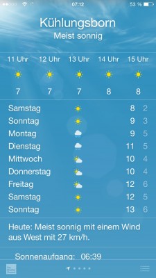 Bei uns is "alles gut"...