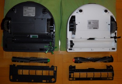 Saugroboter_2.JPG (392.11 KiB) 1554 mal betrachtet Vorwerk VR200 (links) und Neato D85 (rechts)